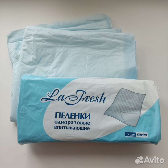 Пеленки одноразовые 60х90