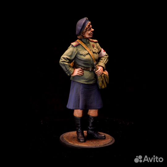 Оловянный солдатик 54мм покрашенный
