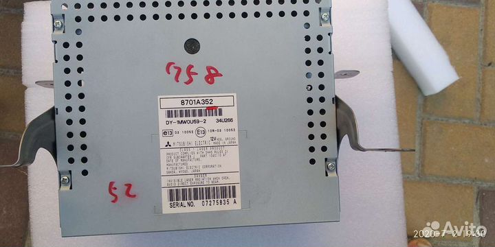 Магнитола Мицубиси аутлендер XL