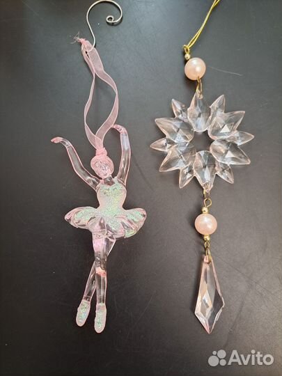 Елочные игрушки акрил