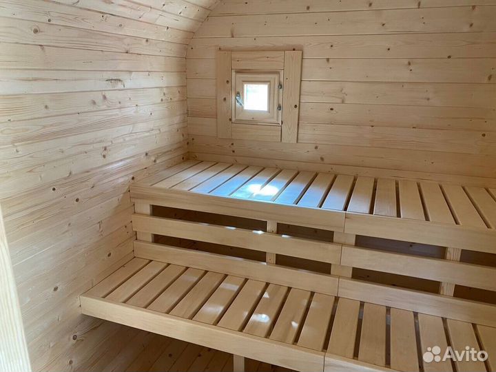 Баня бочка викинг