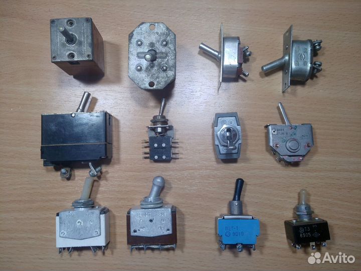 Кнопки, тумблеры, переключатели. СССР и не только