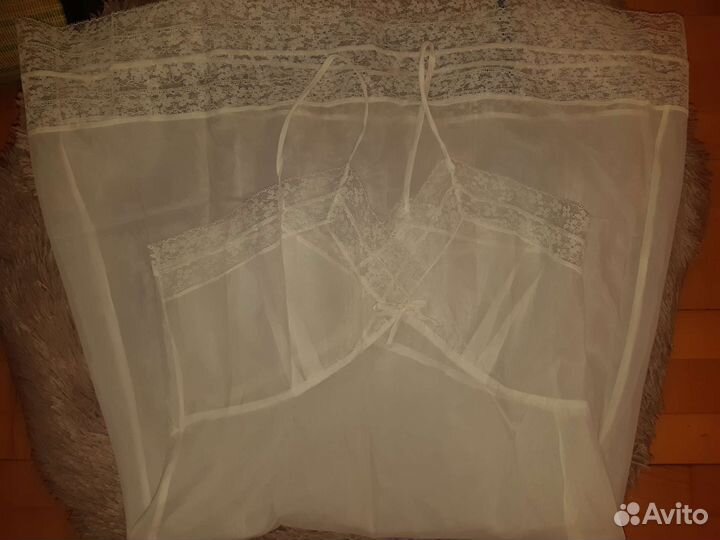 Ночная сорочка нейлон винтаж комбинация капрон