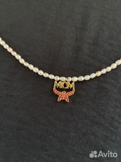 Колье MCM с жемчугом ожерелье оригинал