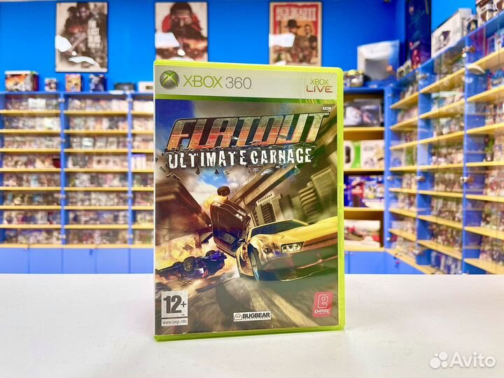 Flatout Ultimate Carnage xbox 360 Диск
