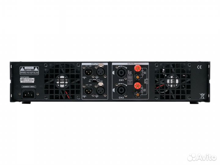 Apple2750 Усилитель мощности, 750+750Вт, Biema