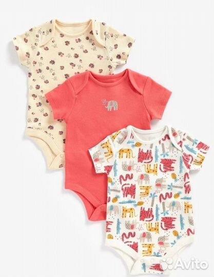 Новые боди mothercare 62,68,74,80,86 см