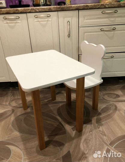 Детский стол и стул, новый в коробке