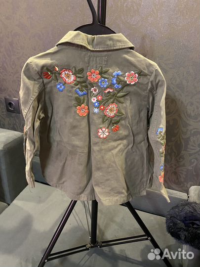 Куртка, оубашка для девочки 98