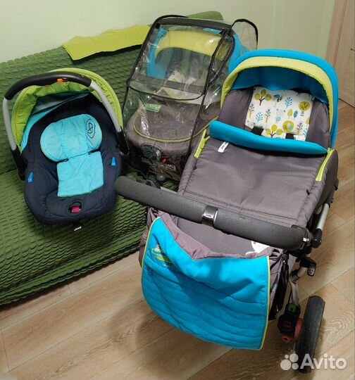 Коляска 3в1 Jane Slalom Pro Reverse полный комп-т