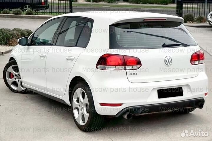 Golf 6 2008-2012 комплект GTI накладок на пороги