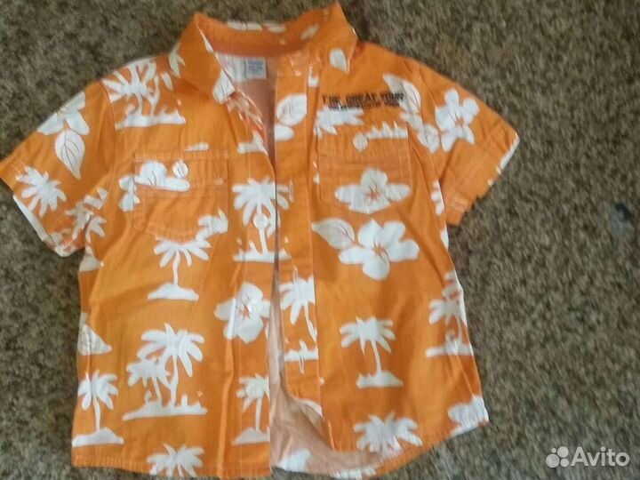 Рубашка на мальчика 92