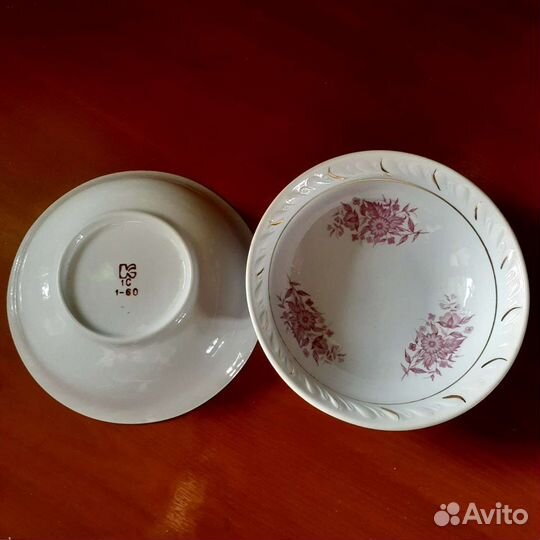 Тарелки-салатницы. 2 штуки