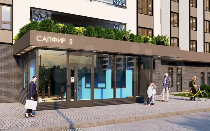 1-к. квартира, 40,5 м², 15/16 эт.