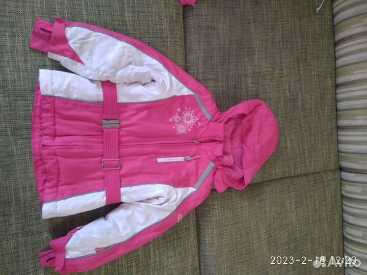 Куртка 122 и комбинезон 116 для девочки