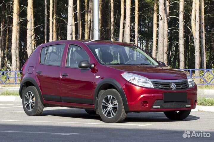 Накладки на арки Renault Sandero 1 (08-13) RA