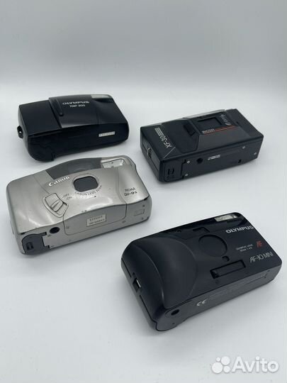 Лот Пленочных Фотоаппаратов Olympus/Canon/Ricoh