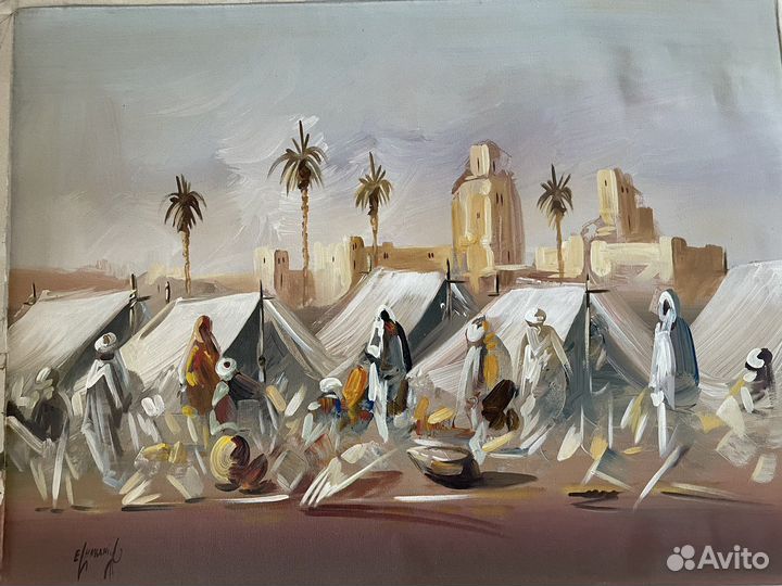 Картина маслом на холсте «Марокко»