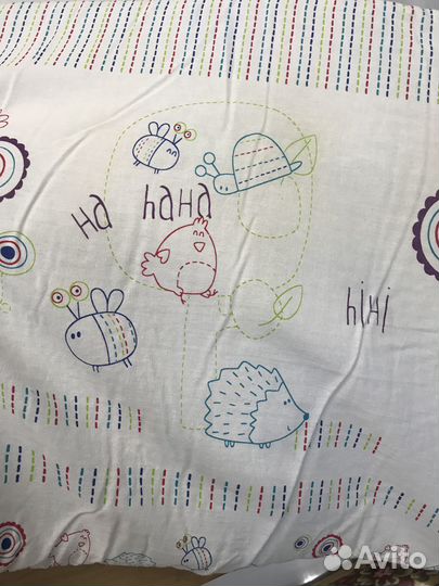 Матрасик в детскую кроватку и бортики