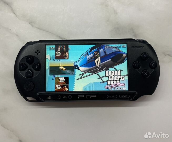 Sony PSP e 1008 прошитая + 130 игр