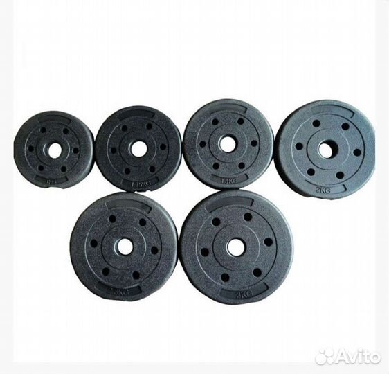 Диски пластиковые для гантелей и штанг