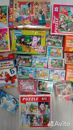 Пакетом пазлы, игры