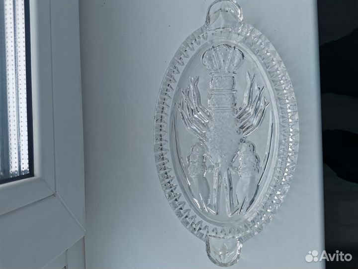 Хрустальное блюдо