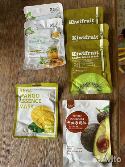 Корейские маски для лица 7 шт