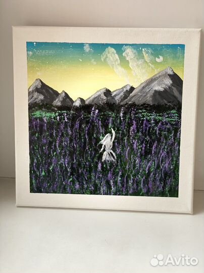 Картина 30х30 холст, акрил