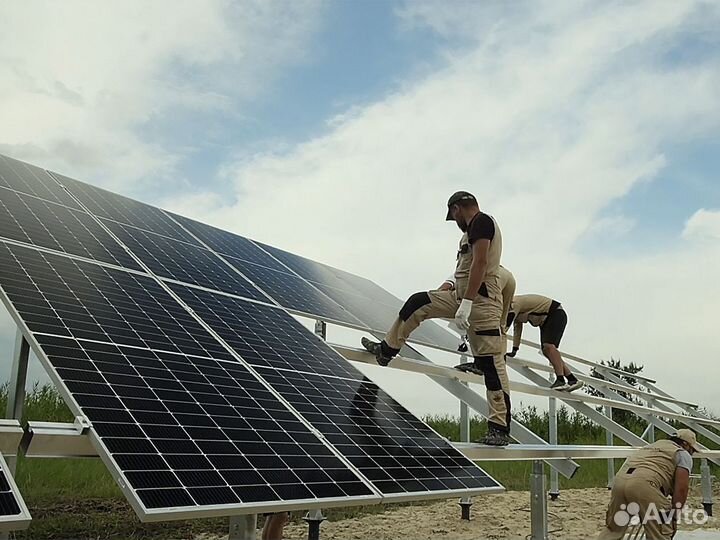 Солнечные панели, батереи, электростанции