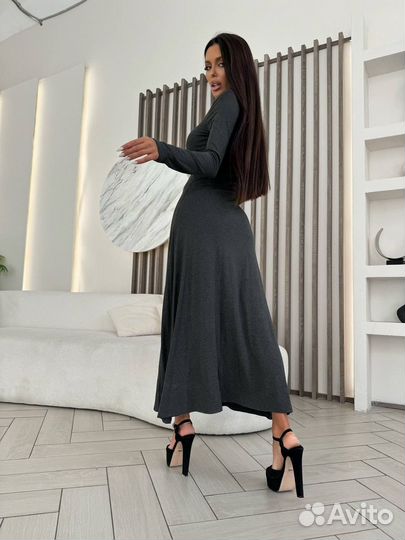 Платье миди женское 3 цвета