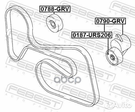 Ролик натяжной с механизмом натяжения Suzuki