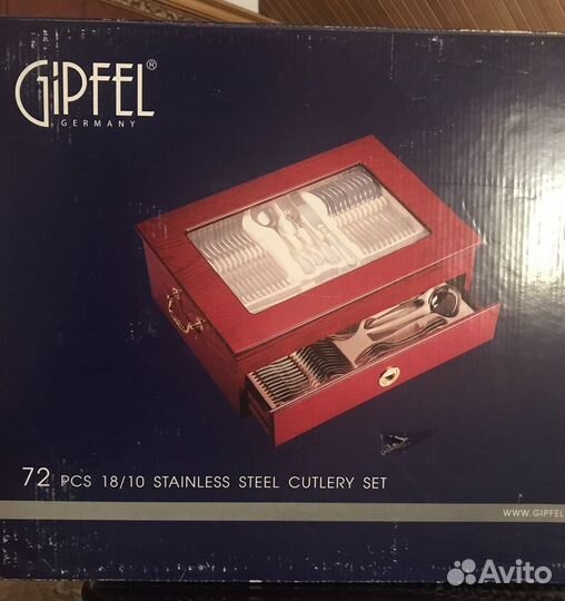 Набор Gipfel столовых приборов 72 предмета