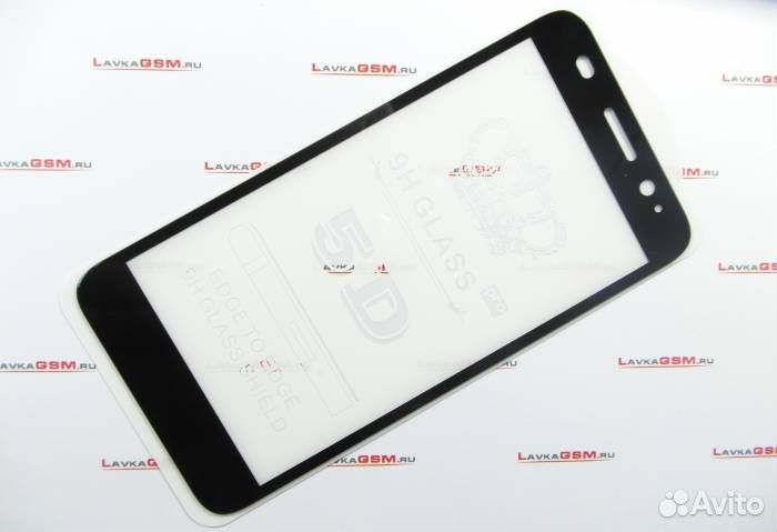 Защитное стекло для Huawei Y5 Lite 2018 Черное#554