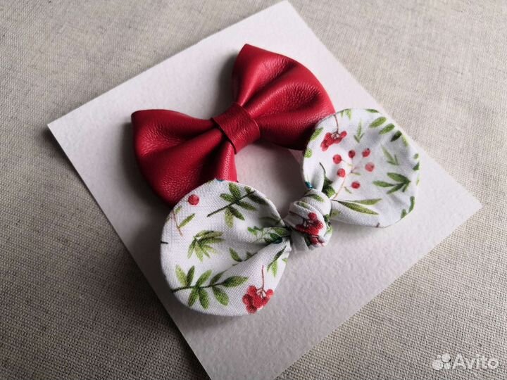 Бантики для волос. Резинки. Заколки. Ручная работа