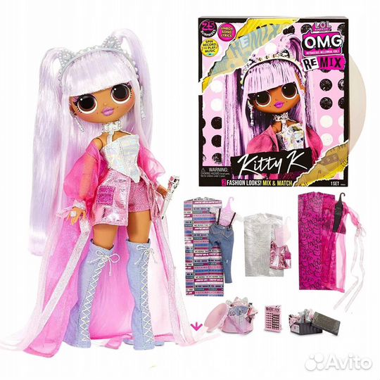 Оригинал Кукла LOL Surprise OMG Remix - Kitty K