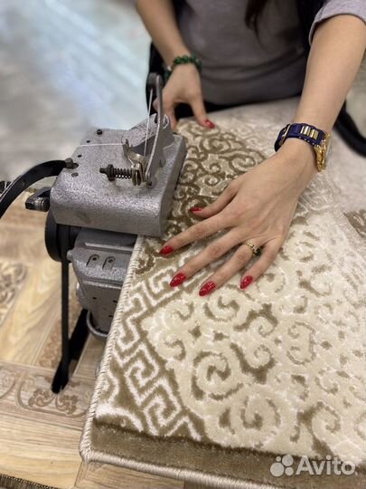 Оверлок ковра ковролина паласа