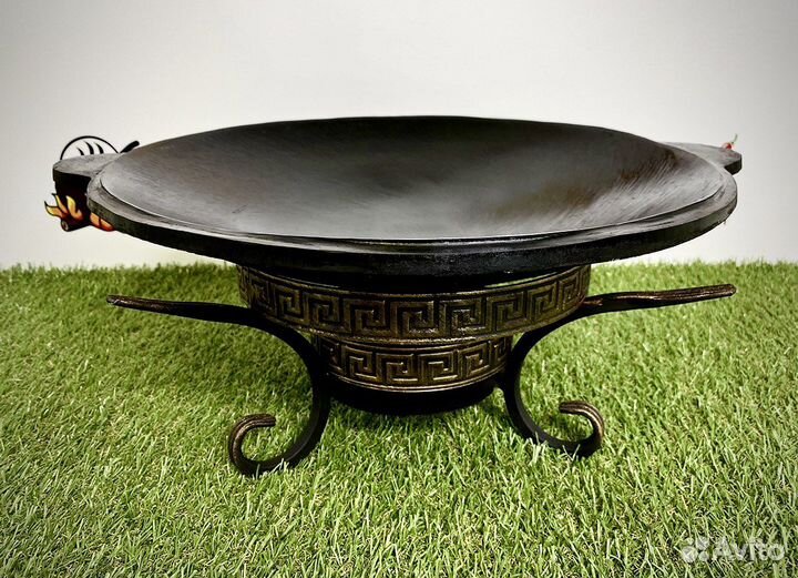 Чугунный Садж+подставка