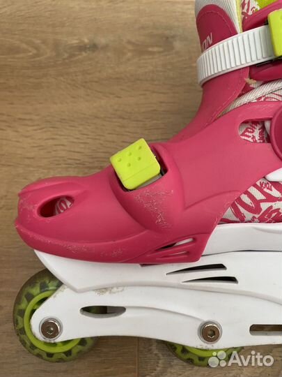 Ролики раздвижные детские Action30-33 размер, шлем