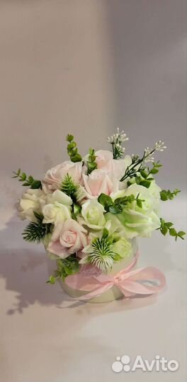 Мыло ручной работы. Букет цветов