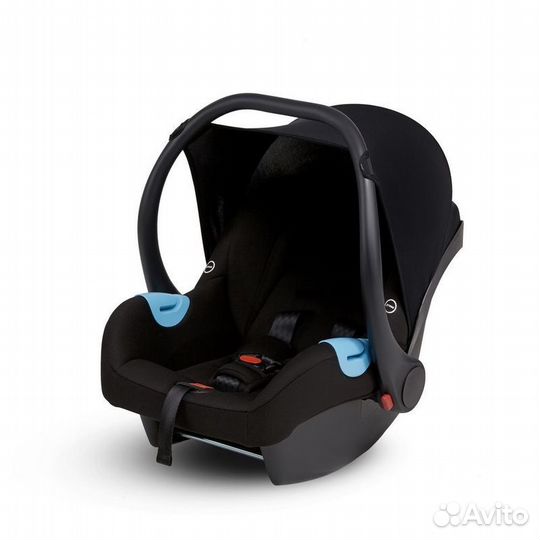 Автолюлька anex черная с базой isofix