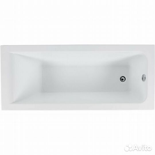 Ванна акриловая bright 170х75 с каркасом Aquanet