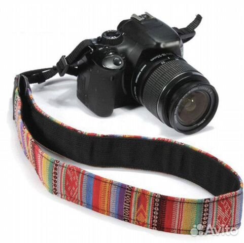 Ремень на плечо или шею для любой фото камеры цвет