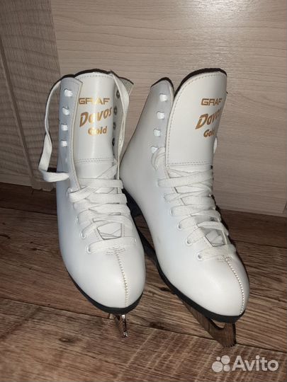 Фигурные коньки Graf Davos Gold 38 размер