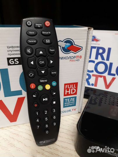 Ресивер триколор с тарелкой