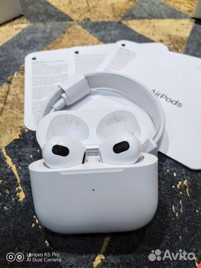 Airpods 3 1:1 гарантия 2 месяца + чехол