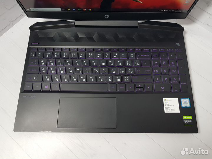 Игровой ноутбук HP /2видеокарты/GTX1650/SSD/ гаран