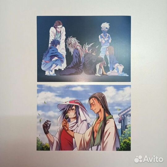 Открытки и стикеры Наруто