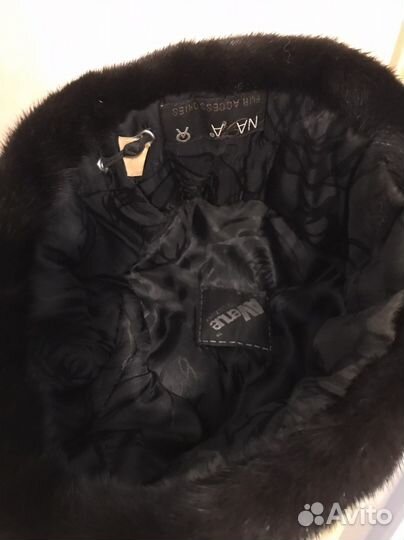 Шапка норковая женская