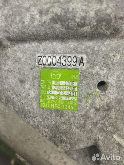 Компрессор кондиционера mazda 6